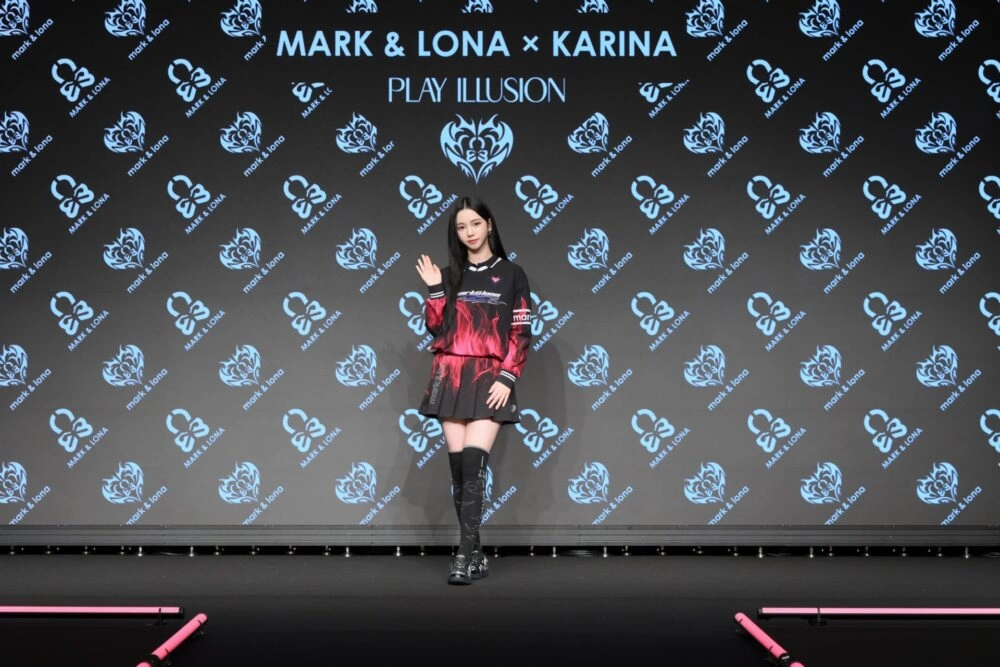 KARINA × MARK & LONA 新アンバサダー就任 & 新CM『PLAY ILLUSION』公開記者発表会