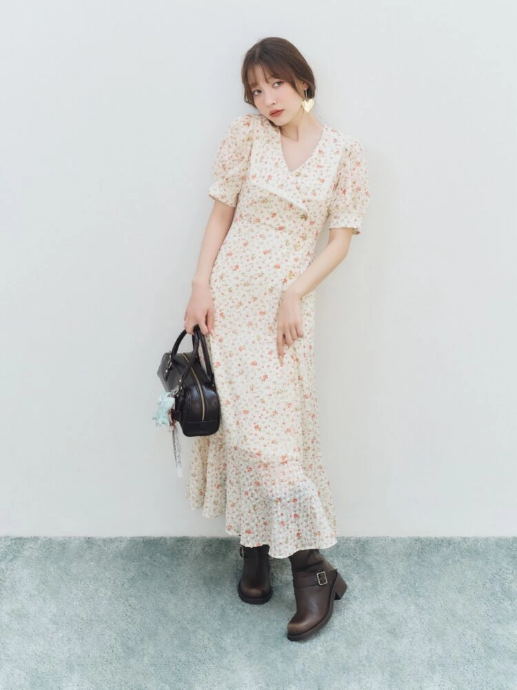 LILY BROWN 2026 Autumn Collection PRE ORDER Vintage Feature Dress Beyond the Layers feat. Sakura Saiga