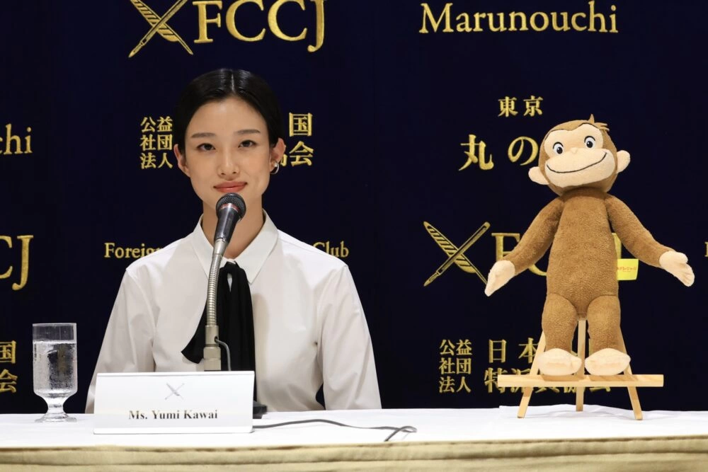 『モンキービジネス おさるのジョージ著者の大冒険』外国特派員協会試写会&記者会見