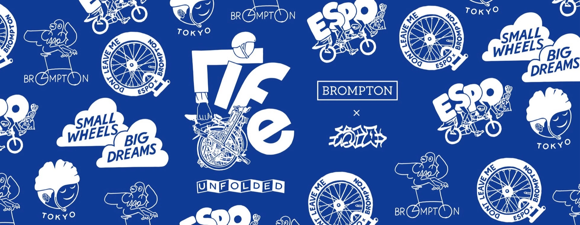 Brompton × Stephen “ESPO” Powers Art Exhibition at Brompton Tokyo