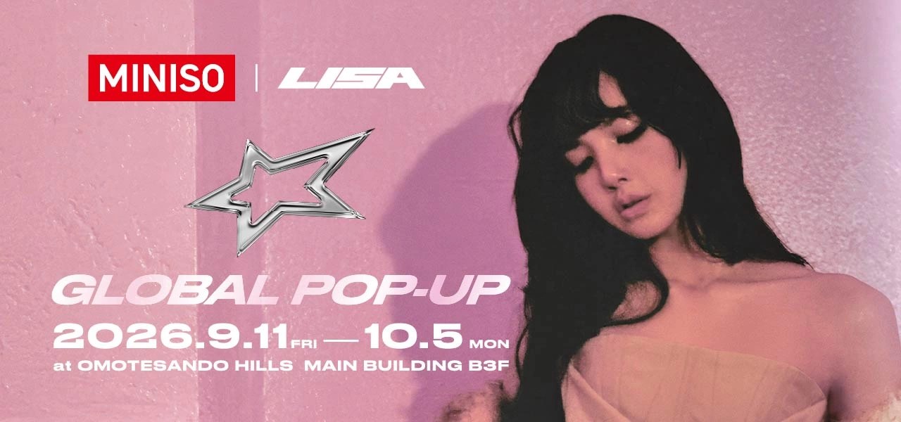 LISA × MINISO POP UP STORE
