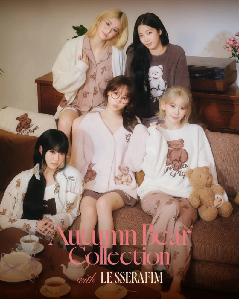 gelato pique - AUTUMN BEAR COLLECTION with LE SSERAFIM