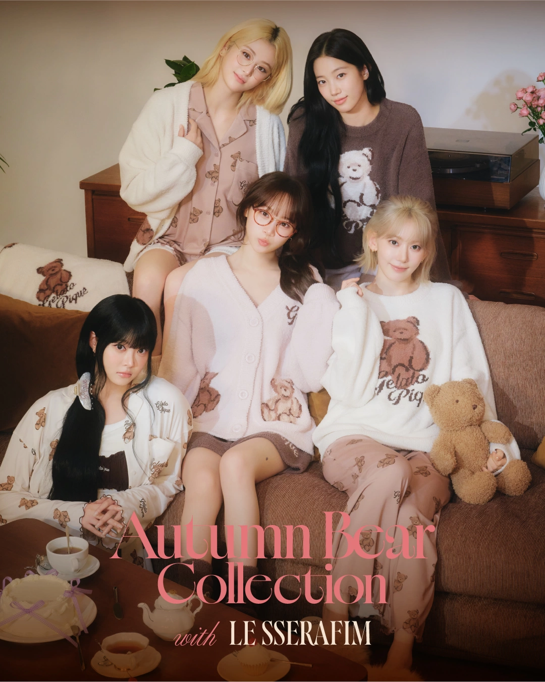 gelato pique - AUTUMN BEAR COLLECTION with LE SSERAFIM